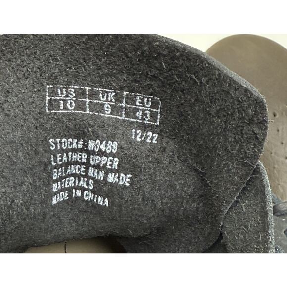 OHW? Owns The Factory Who? Oxford Mens 10 Gray Multi Leather Brogue Comfort Shoe - Picture 10 of 10